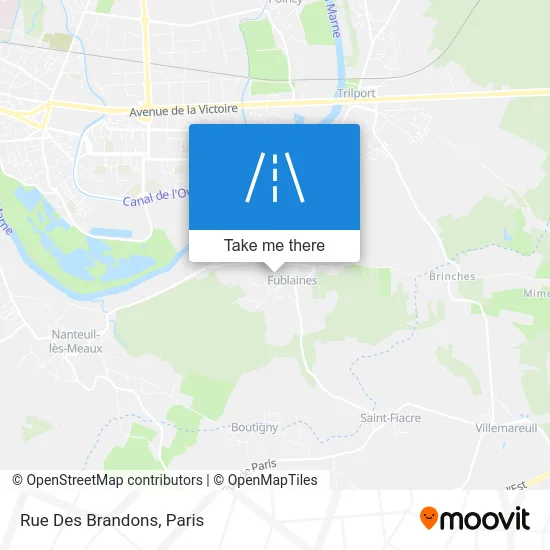 Rue Des Brandons map