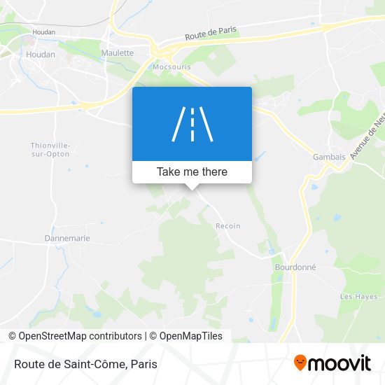 Route de Saint-Côme map