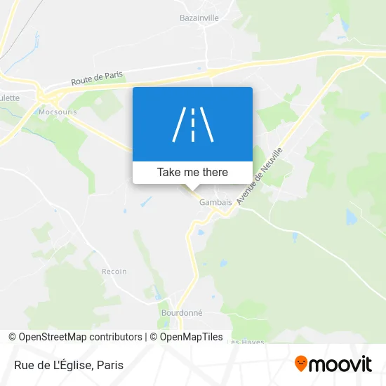 Rue de L'Église map