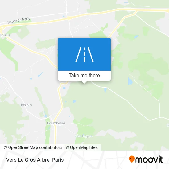 Vers Le Gros Arbre map