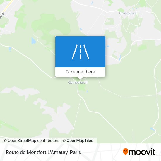 Route de Montfort L'Amaury map