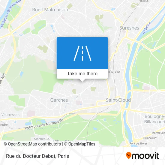 Rue du Docteur Debat map
