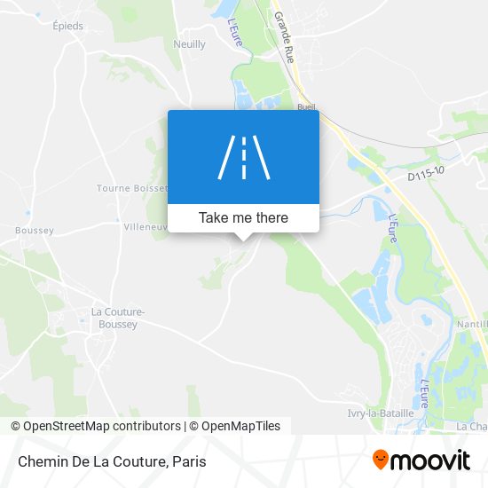 Chemin De La Couture map