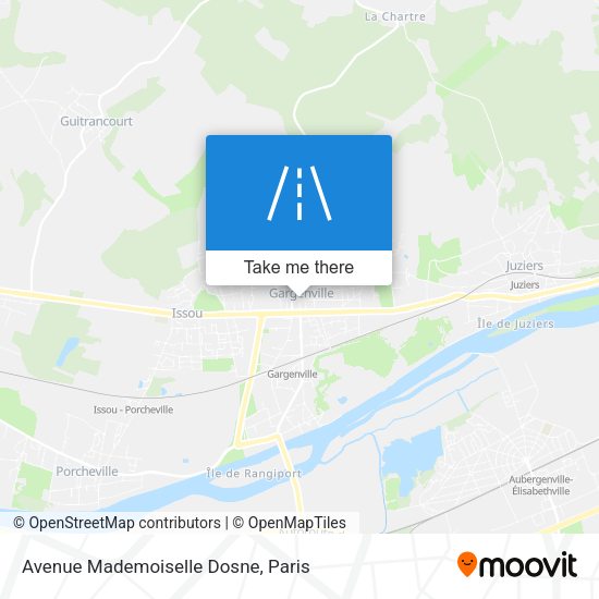 Avenue Mademoiselle Dosne map
