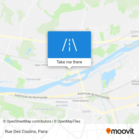 Rue Des Coulins map