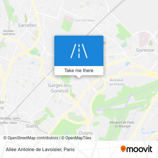 Allée Antoine de Lavoisier map