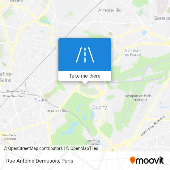 Rue Antoine Demusois map