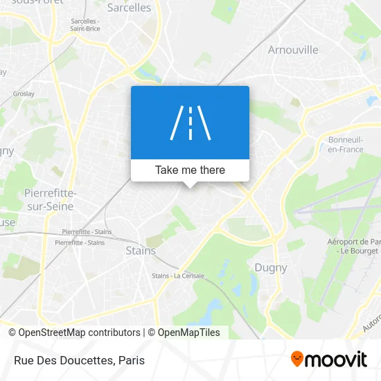 Rue Des Doucettes map