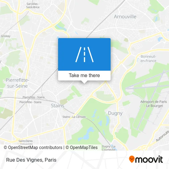 Rue Des Vignes map