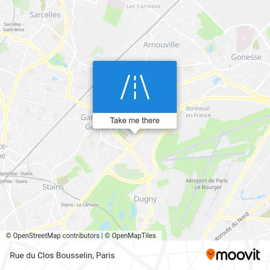 Rue du Clos Bousselin map