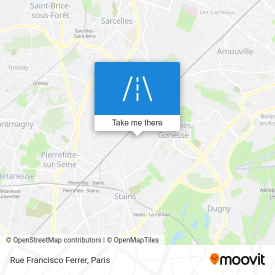 Rue Francisco Ferrer map