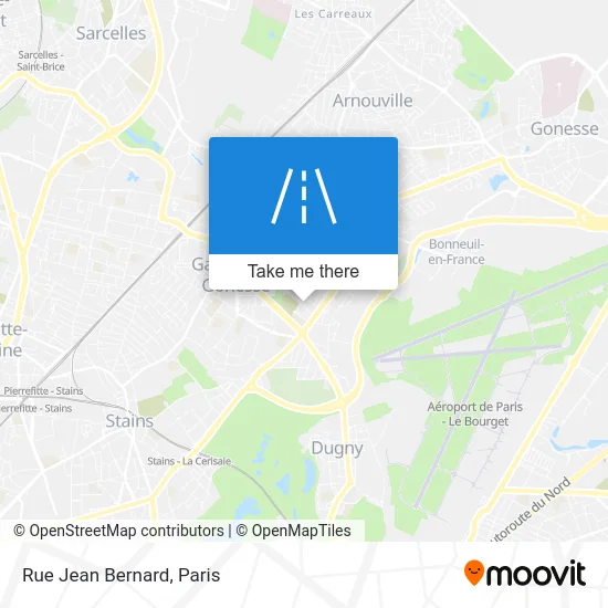 Rue Jean Bernard map