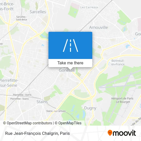 Rue Jean-François Chalgrin map