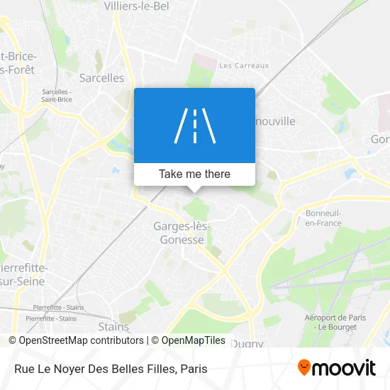 Rue Le Noyer Des Belles Filles map