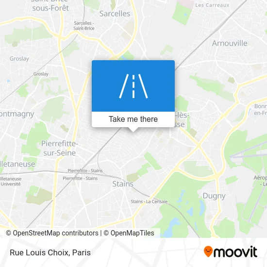 Rue Louis Choix map