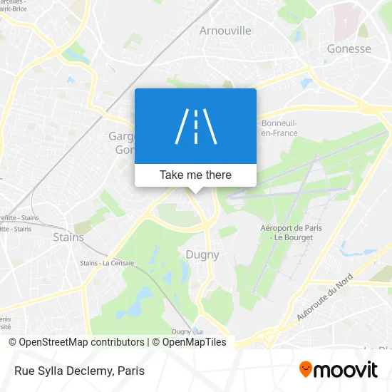 Rue Sylla Declemy map