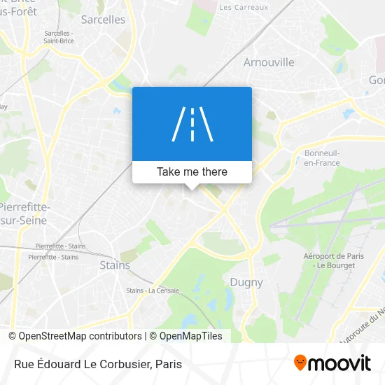 Rue Édouard Le Corbusier map