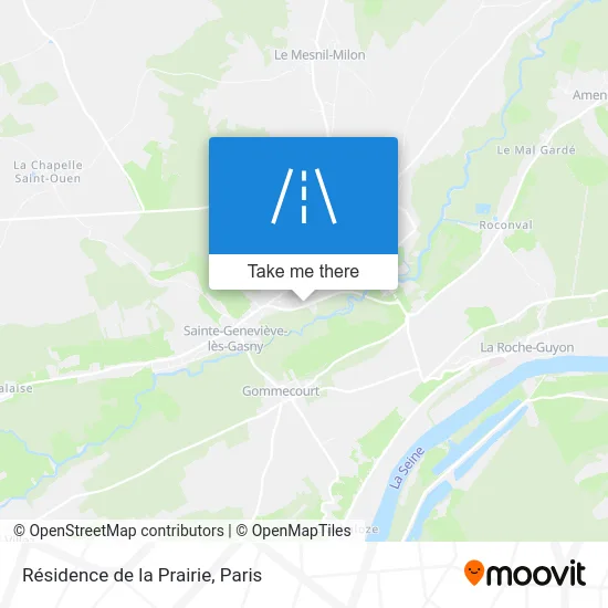 Résidence De La Prairie map