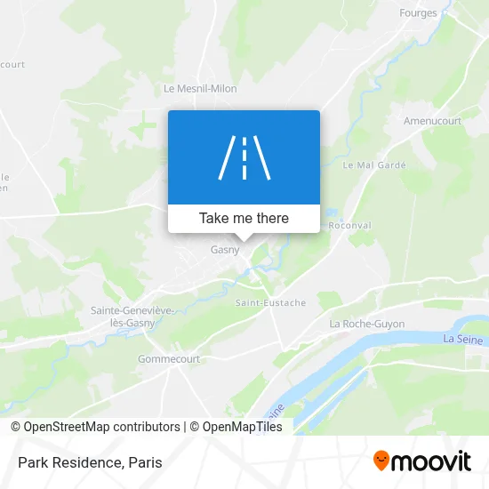 Résidence Du Parc map