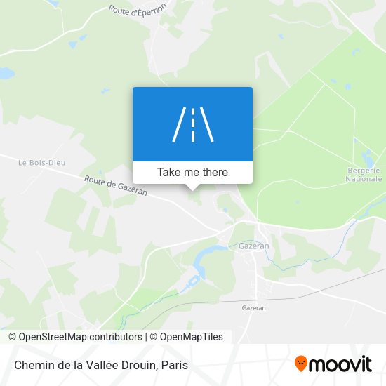 Chemin de la Vallée Drouin map