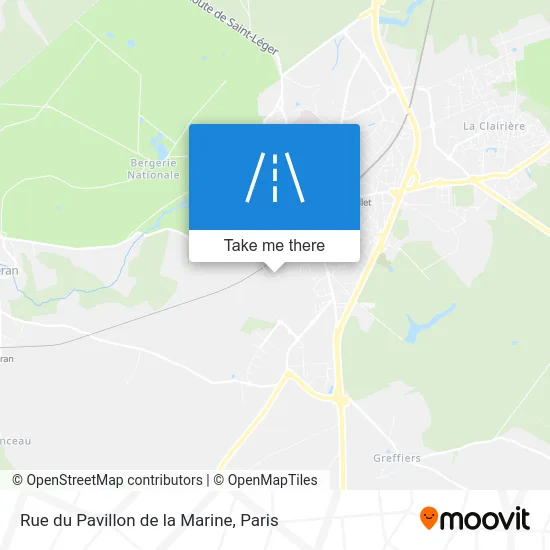 Rue du Pavillon de la Marine map