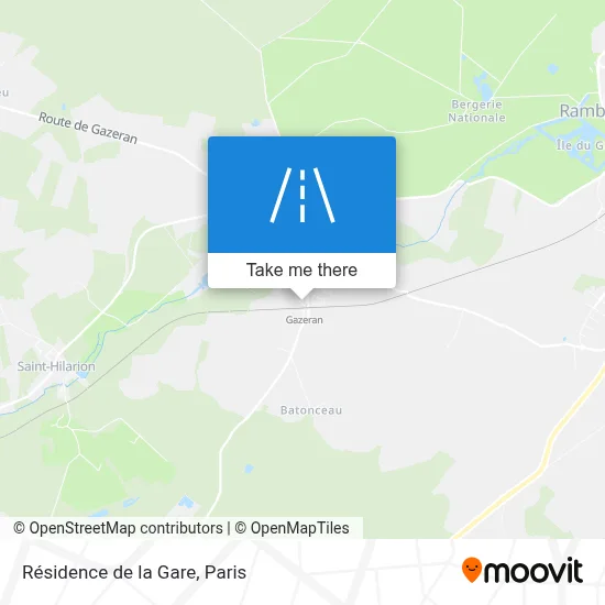 Résidence de la Gare map