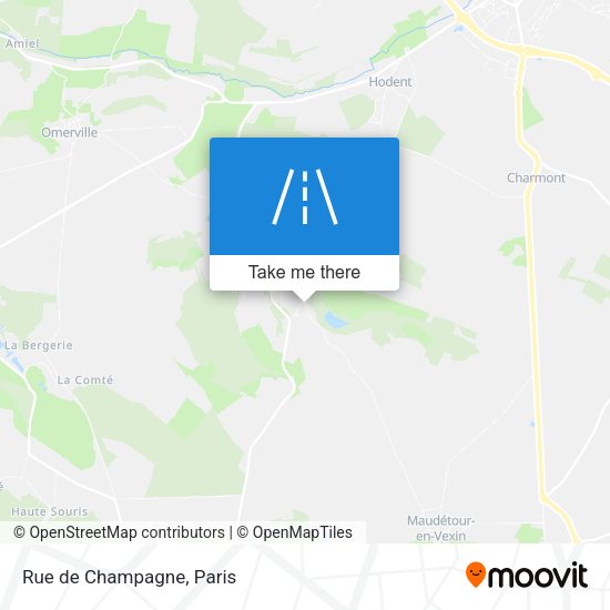 Rue de Champagne map