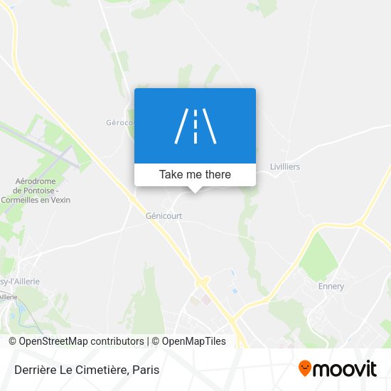 Derrière Le Cimetière map