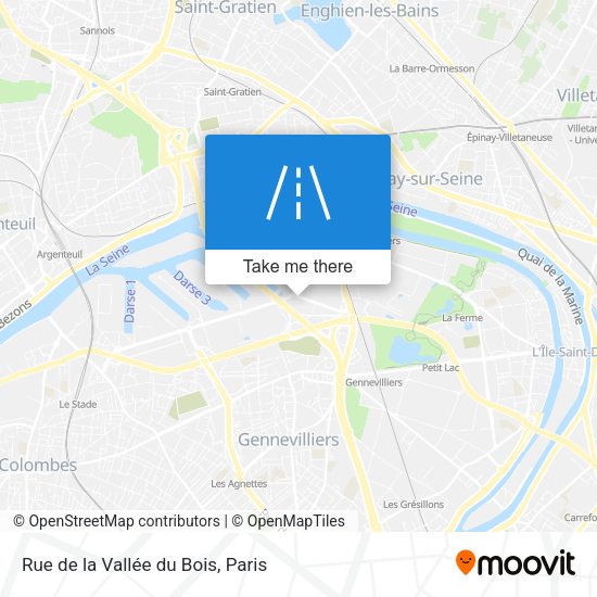 Rue de la Vallée du Bois map
