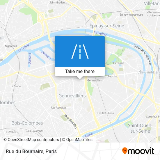 Rue du Bournaire map