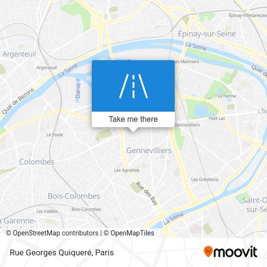 Rue Georges Quiqueré map