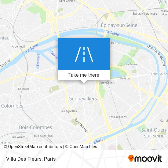 Villa Des Fleurs map