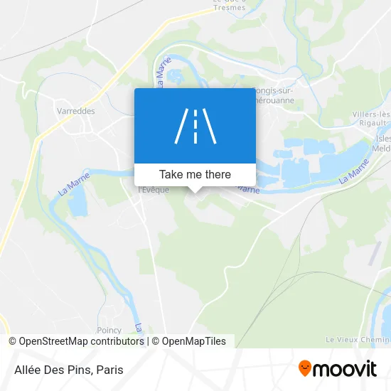 Allée Des Pins map