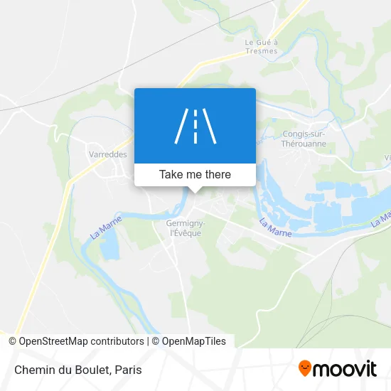 Chemin du Boulet map
