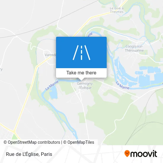 Rue de L'Église map