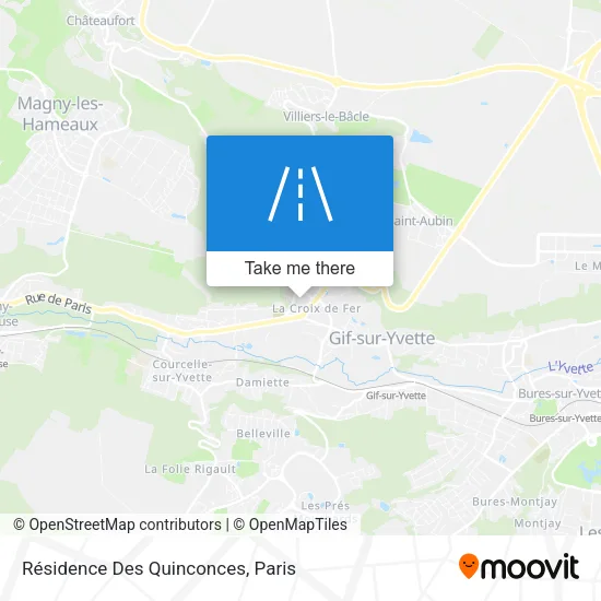 Résidence Des Quinconces map