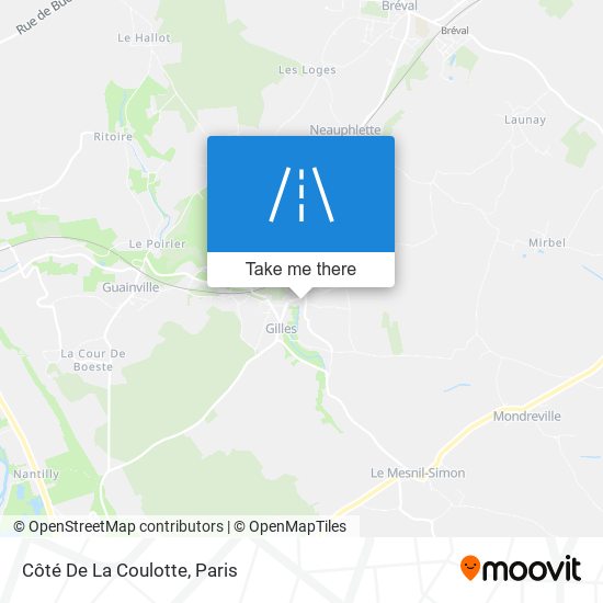 Côté De La Coulotte map