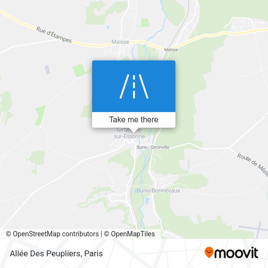 Allée Des Peupliers map