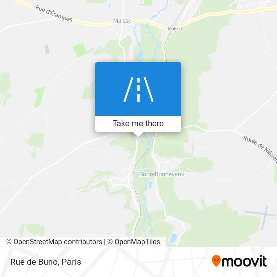 Rue de Buno map