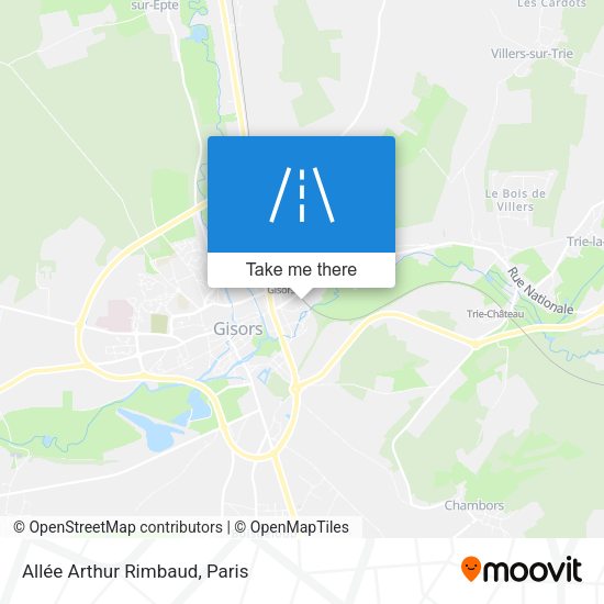 Allée Arthur Rimbaud map