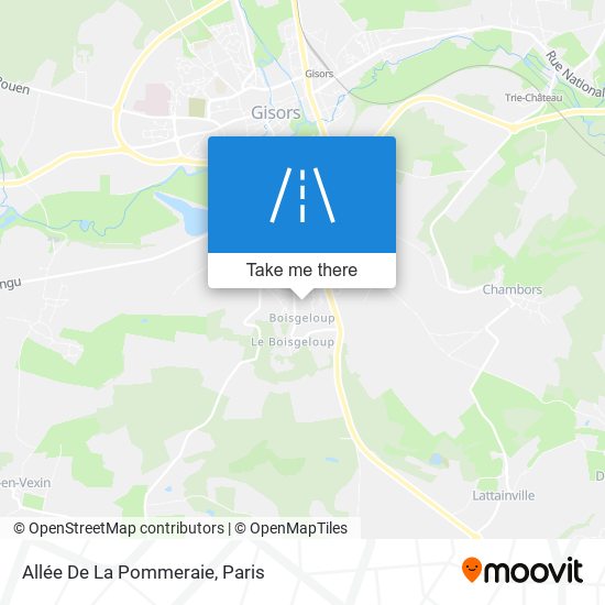 Allée De La Pommeraie map
