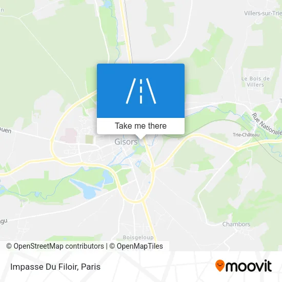 Mapa Impasse Du Filoir