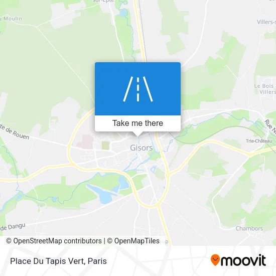 Place Du Tapis Vert map