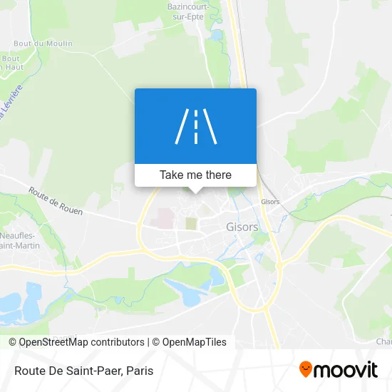 Route De Saint-Paer map