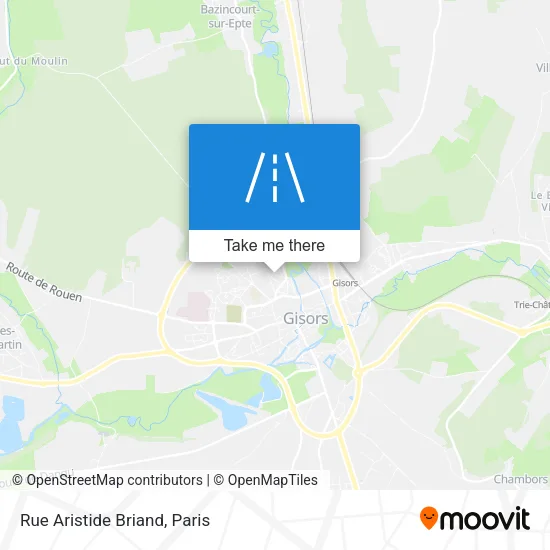 Rue Aristide Briand map