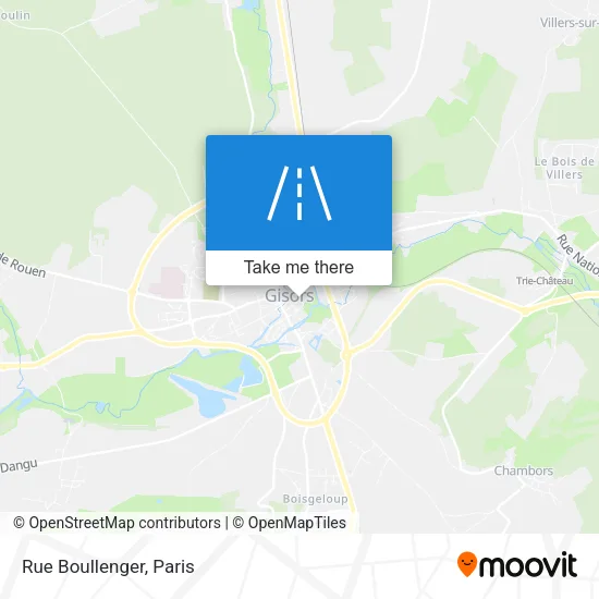 Rue Boullenger map