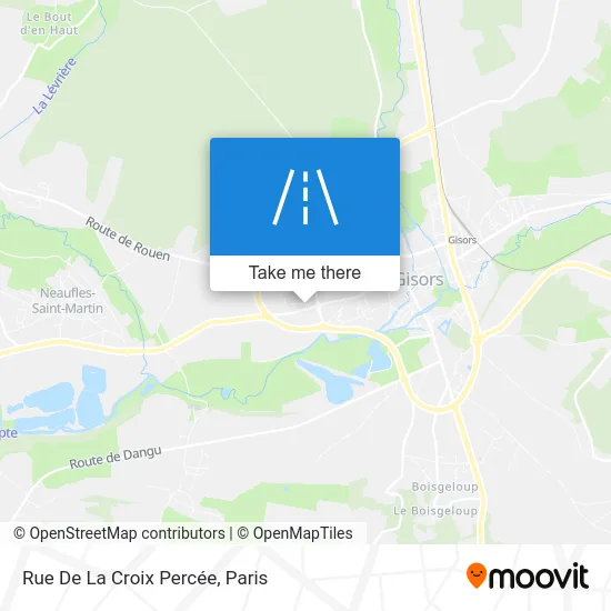 Rue De La Croix Percée map