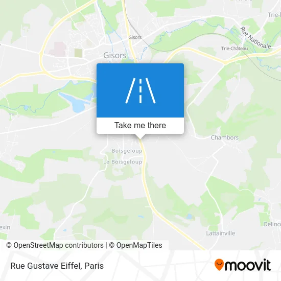 Rue Gustave Eiffel map