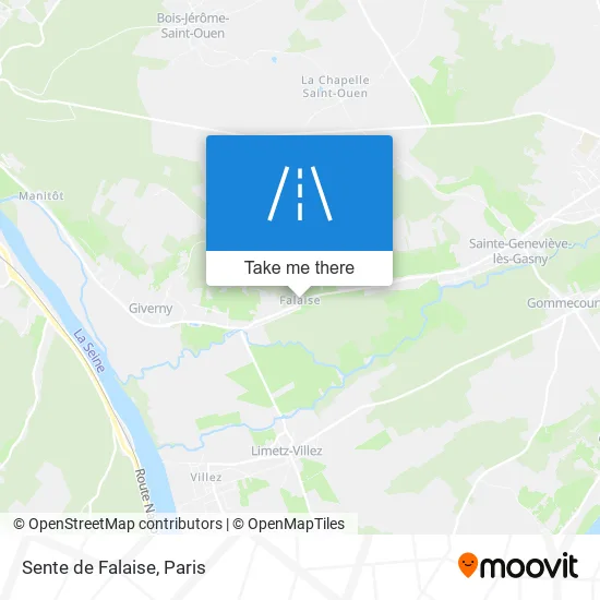 Sente De Falaise map