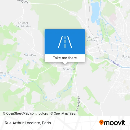 Rue Arthur Lecointe map